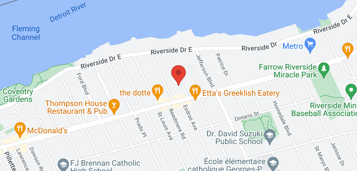 map of 269 ESDRAS PLACE